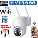 Yoosee Telecamera Esterna Ip Wifi Hd 1080p Outdoor Ip Ai Tracking Wired Mini Speed ​​Dome Autotracking slot sd audio bidirezionale motorizzata