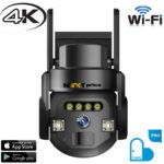 CARECAM CAM PRO TELECAMERA IP PTZ WIFI CAMERA DOME WIRELESS ESTERNO SPEED ZOOM 5 MP 4K