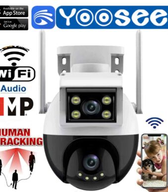 YooSee doppio obbiettivo 2 telecamere in 1 human tracking