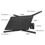 Router WiFi 4G LTE alimentato da pannello solare, router wireless impermeabile IP66 per esterni, hotspot WiFi per telecamere di sicurezza esterne, telefono e PC - immagine 7