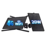 Router WiFi 4G LTE alimentato da pannello solare, router wireless impermeabile IP66 per esterni, hotspot WiFi per telecamere di sicurezza esterne, telefono e PC - immagine 8