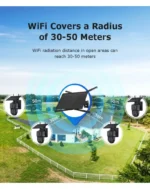 Router WiFi 4G LTE alimentato da pannello solare, router wireless impermeabile IP66 per esterni, hotspot WiFi per telecamere di sicurezza esterne, telefono e PC - immagine 9