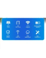 Router WiFi 4G LTE alimentato da pannello solare, router wireless impermeabile IP66 per esterni, hotspot WiFi per telecamere di sicurezza esterne, telefono e PC - immagine 11