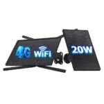 Router WiFi 4G LTE alimentato da pannello solare, router wireless impermeabile IP66 per esterni, hotspot WiFi per telecamere di sicurezza esterne, telefono e PC - immagine 37