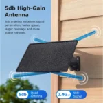 Router WiFi 4G LTE alimentato da pannello solare, router wireless impermeabile IP66 per esterni, hotspot WiFi per telecamere di sicurezza esterne, telefono e PC - immagine 43