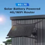 Router WiFi 4G LTE alimentato da pannello solare, router wireless impermeabile IP66 per esterni, hotspot WiFi per telecamere di sicurezza esterne, telefono e PC - immagine 63